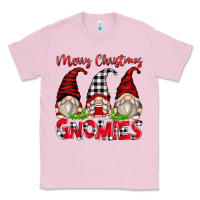 Bubblegum Pink merry christmas gnomies Classic Tee - Zillion Design Studio