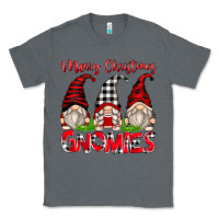 Charcoal Heather merry christmas gnomies Classic Tee - Zillion Design Studio
