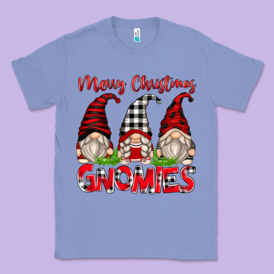 Merry Christmas Gnomies Classic Tee Designed By Zillion Design Studio