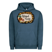 Pigment Midnight Navy blessed nurse Urban Hoodie - Jasminsmagicworld