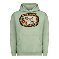 Pigment Oil Green blessed nurse Urban Hoodie - Jasminsmagicworld
