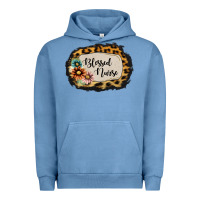 Pigment Pebble Blue blessed nurse Urban Hoodie - Jasminsmagicworld