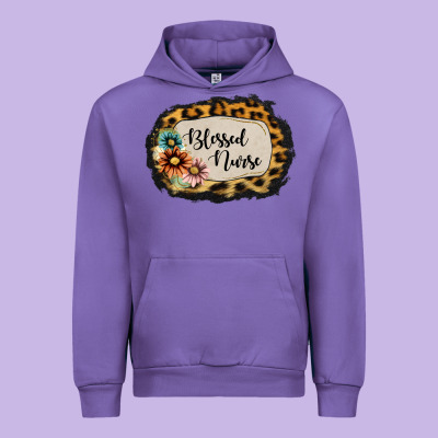 Blessed Nurse Urban Hoodie Designed By Jasminsmagicworld