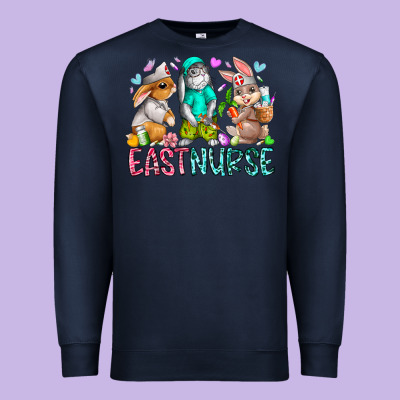 East Nurse Premium Sweatshirt Designed By Racoondesign