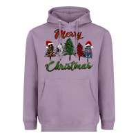 Lavender merry christmas trees Heavyweight Hoodie - RanaPortraitStore
