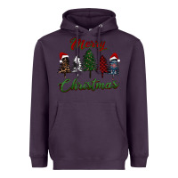 Plum merry christmas trees Heavyweight Hoodie - RanaPortraitStore