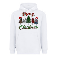 White merry christmas trees Heavyweight Hoodie - RanaPortraitStore