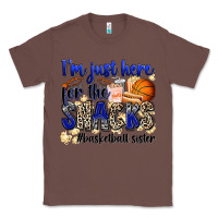 Chestnut i'm just here for the snacks #basketball sister Classic Tee - Zillion Design Studio