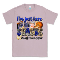 Lilac i'm just here for the snacks #basketball sister Classic Tee - Zillion Design Studio