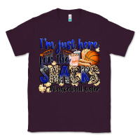 Plum i'm just here for the snacks #basketball sister Classic Tee - Zillion Design Studio
