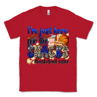 Red i'm just here for the snacks #basketball sister Classic Tee - Zillion Design Studio