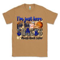Toasted Coconut i'm just here for the snacks #basketball sister Classic Tee - Zillion Design Studio