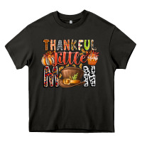 Asphalt Thankful Little Mon Heavy Core Tee - CowhideDigitalArt