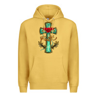 Antique Gold cross faith Premium Hoodie - BarkalooDesign