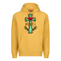 Mustard cross faith Premium Hoodie - BarkalooDesign
