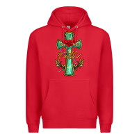 Red cross faith Premium Hoodie - BarkalooDesign