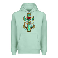 Seafoam cross faith Premium Hoodie - BarkalooDesign