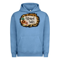 Pigment Pebble Blue Blessed Sister Urban Hoodie - Jasminsmagicworld