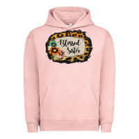 Pigment Salmon Blessed Sister Urban Hoodie - Jasminsmagicworld
