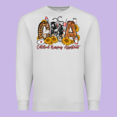 Cna Certified Nursing Assistant Premium Sweatshirt Designed By Fadigitalartstudio