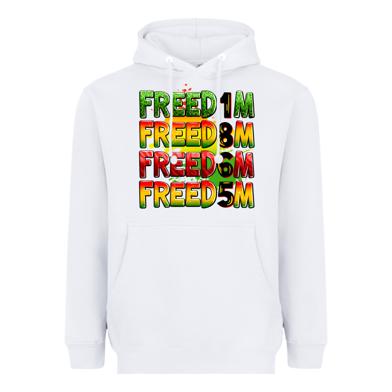 Freedom 1865 Heavyweight Hoodie by Zillion Design Studio | Teevron