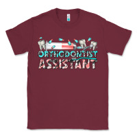 Burgundy orthodontist assistant Classic Tee - texasbilliewilder