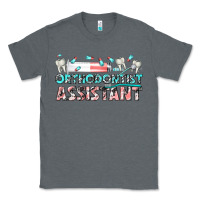 Charcoal Heather orthodontist assistant Classic Tee - texasbilliewilder