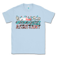 Dusty Blue orthodontist assistant Classic Tee - texasbilliewilder