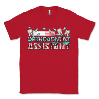 Red orthodontist assistant Classic Tee - texasbilliewilder
