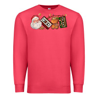 Cardinal coffee cup santa cassette cookie Premium Sweatshirt - FaDigitalArtStudio