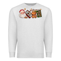 Oatmeal Heather coffee cup santa cassette cookie Premium Sweatshirt - FaDigitalArtStudio