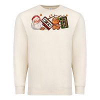 Sandshell coffee cup santa cassette cookie Premium Sweatshirt - FaDigitalArtStudio