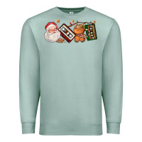 Seafoam coffee cup santa cassette cookie Premium Sweatshirt - FaDigitalArtStudio