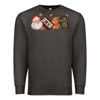 Smoke coffee cup santa cassette cookie Premium Sweatshirt - FaDigitalArtStudio