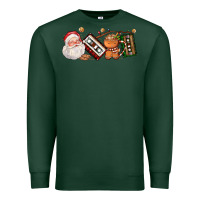 Sports Green coffee cup santa cassette cookie Premium Sweatshirt - FaDigitalArtStudio