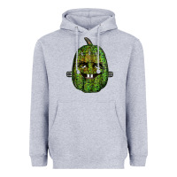 Heather Grey leopard pumpkin frankestein Heavyweight Hoodie - RanaPortraitStore