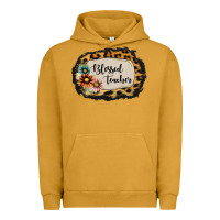 Pigment Peanut Butter Blessed Teacher Urban Hoodie - Jasminsmagicworld