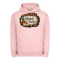 Pigment Salmon Blessed Teacher Urban Hoodie - Jasminsmagicworld