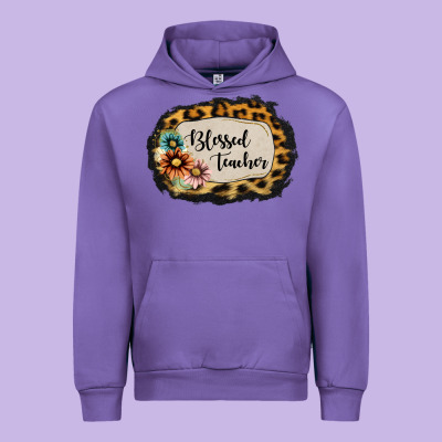 Blessed Teacher Urban Hoodie Designed By Jasminsmagicworld
