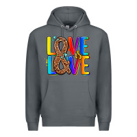 Rock pride lgbtqi love is love Premium Hoodie - AdoDesignShop