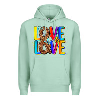 Seafoam pride lgbtqi love is love Premium Hoodie - AdoDesignShop