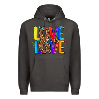 Smoke pride lgbtqi love is love Premium Hoodie - AdoDesignShop