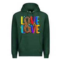 Sports Green pride lgbtqi love is love Premium Hoodie - AdoDesignShop