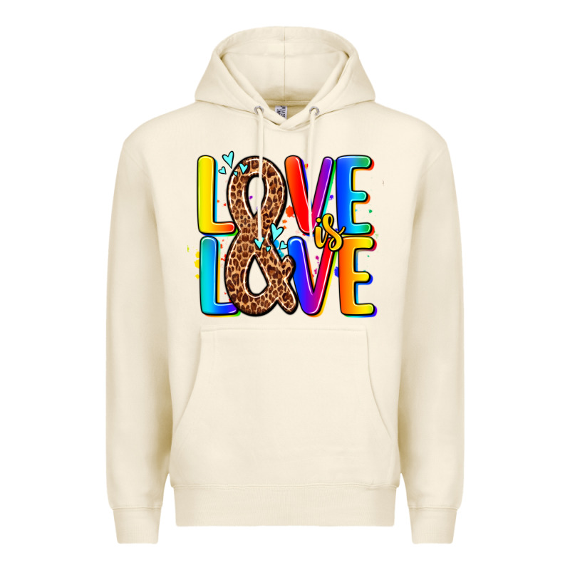 Pride Lgbtqi Love Is Love Premium Hoodie by AdoDesignShop | Teevron