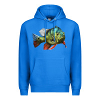 True Royal Peacock Bass Illustrations Premium Hoodie - LillyAllenDesigns