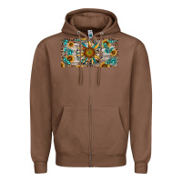 Chestnut western sunflower and gemstone license plate Zipper Hoodie - RanaPortraitStore