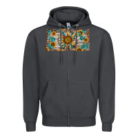 Smoke western sunflower and gemstone license plate Zipper Hoodie - RanaPortraitStore