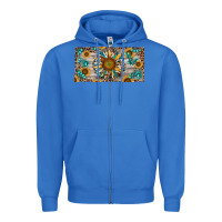 True Royal western sunflower and gemstone license plate Zipper Hoodie - RanaPortraitStore