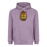 Lavender watercolor leopard pumpkin Heavyweight Hoodie - RanaPortraitStore