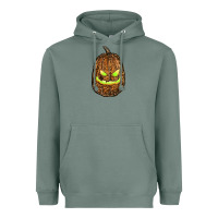 Sage watercolor leopard pumpkin Heavyweight Hoodie - RanaPortraitStore